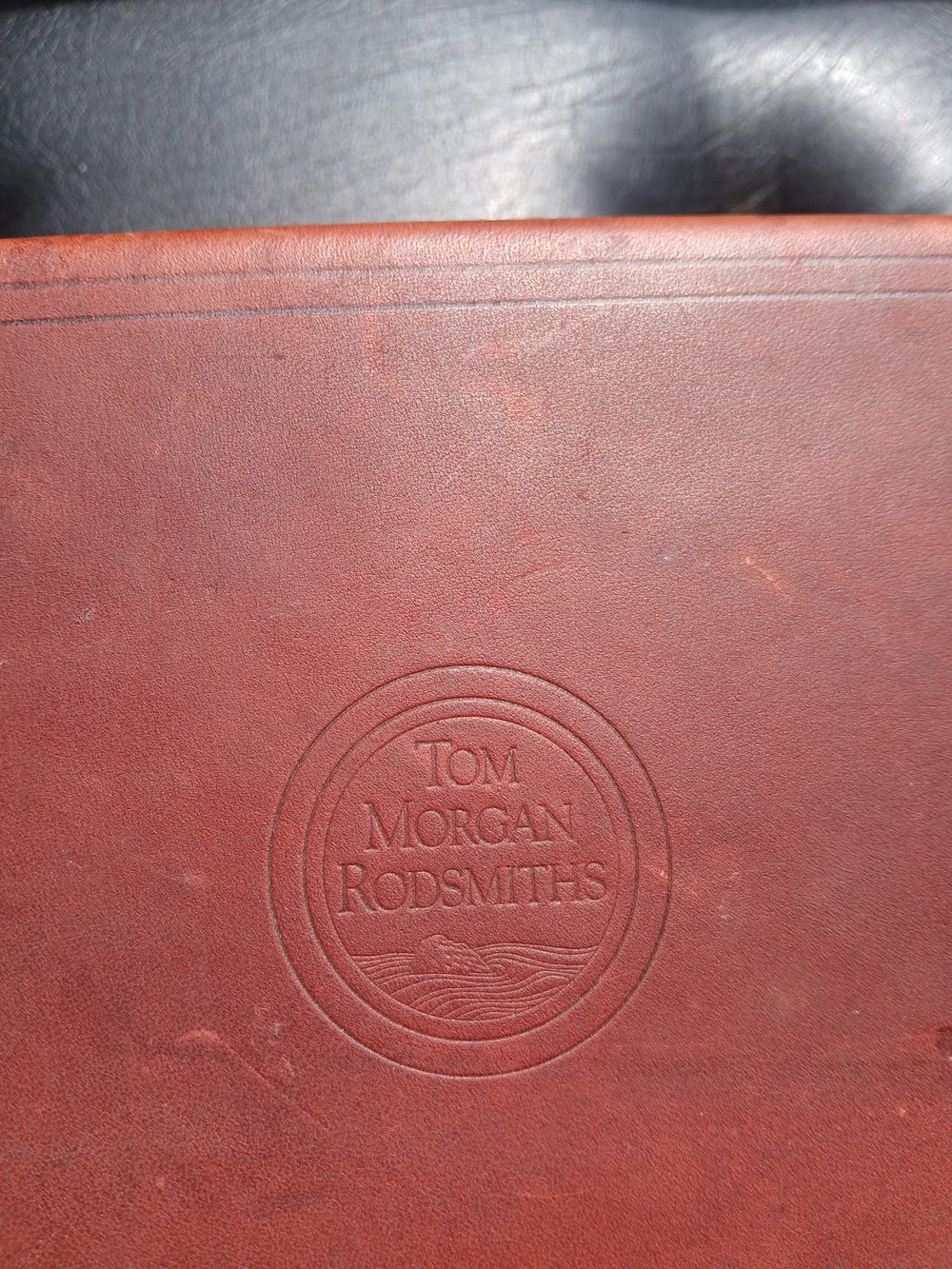 Tom Morgan Rodsmiths Rare Vintagge Fishing Reel Leather Case